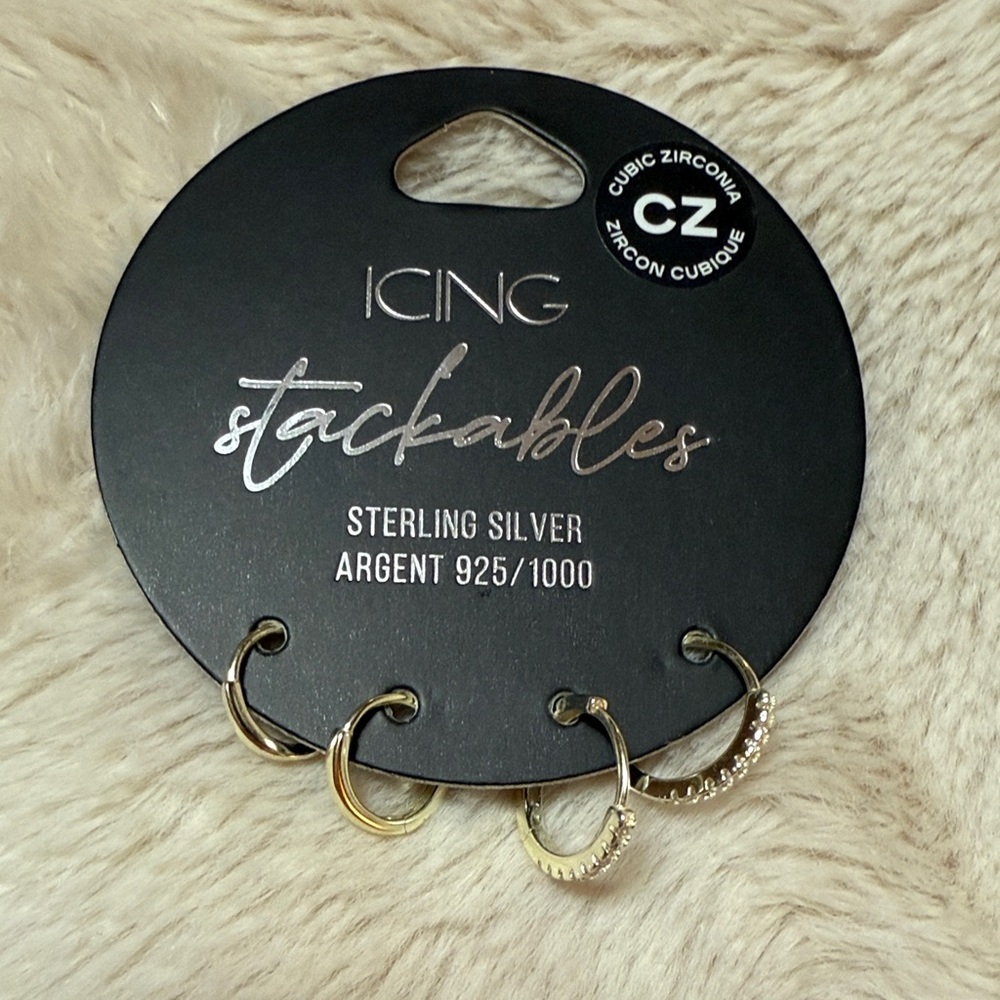 Icing Silver Earrings